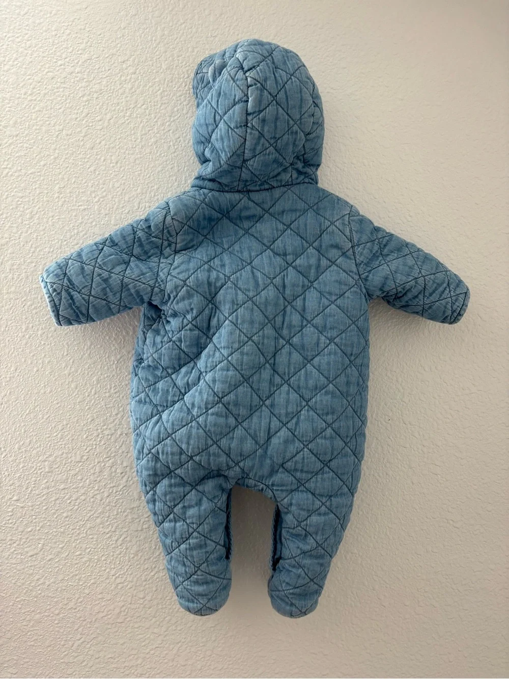 Bear Denim Quilted One Piece